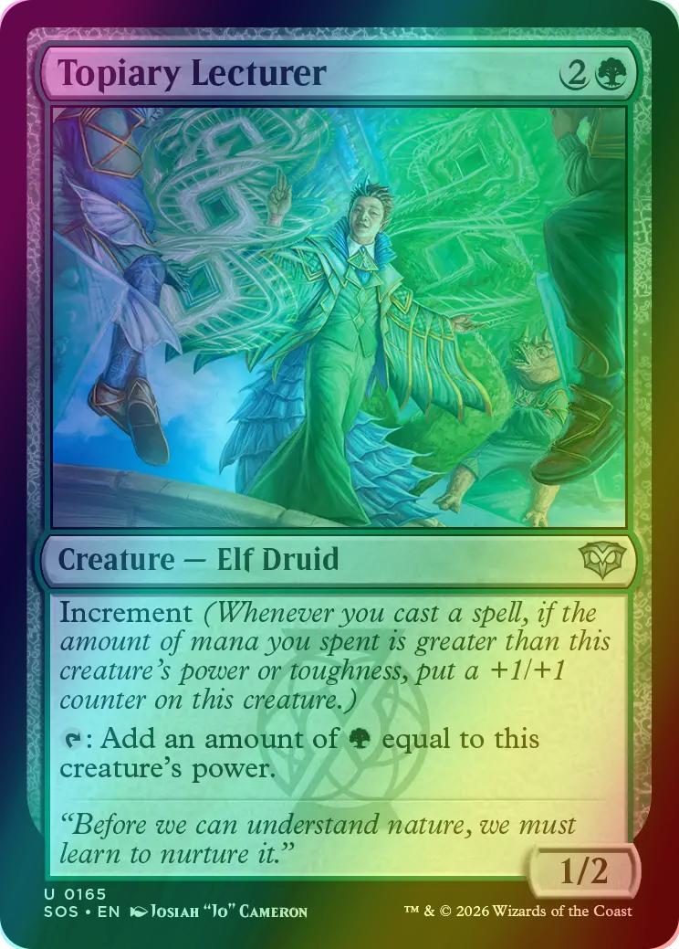 Topiary Lecturer [165] [Secrets of Strixhaven] [Foil]
