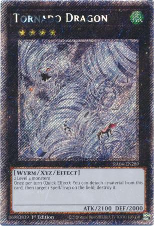 Tornado Dragon - RA04-EN289 - Platinum Secret Rare - 1st Edition