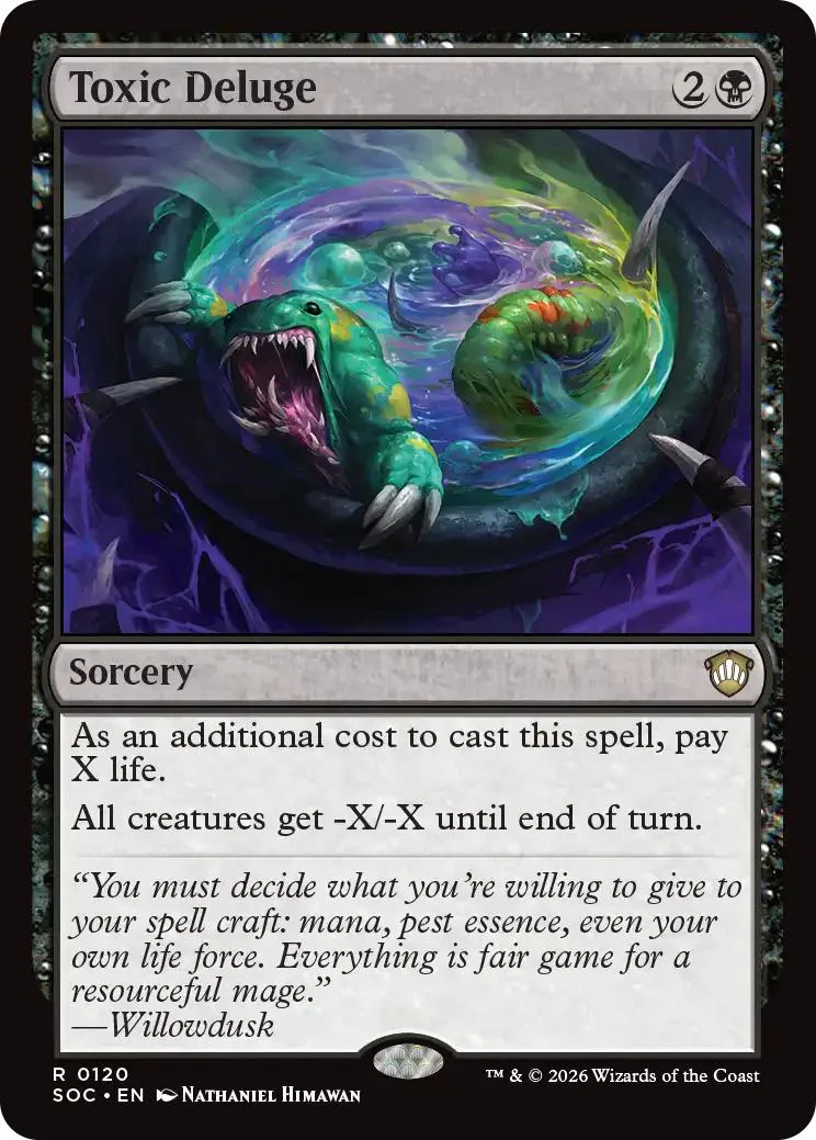 Toxic Deluge [120] [Secrets of Strixhaven: Commander] [Non-Foil]
