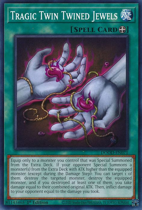 Tragic Twin Twined Jewels - DOOD-EN071 - Common - 1st Edition