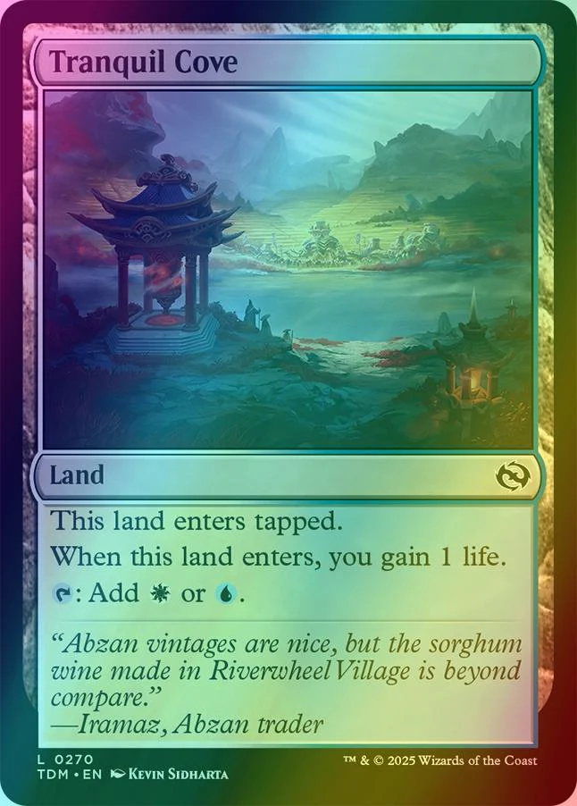 Tranquil Cove [270] [Tarkir: Dragonstorm] [Foil]