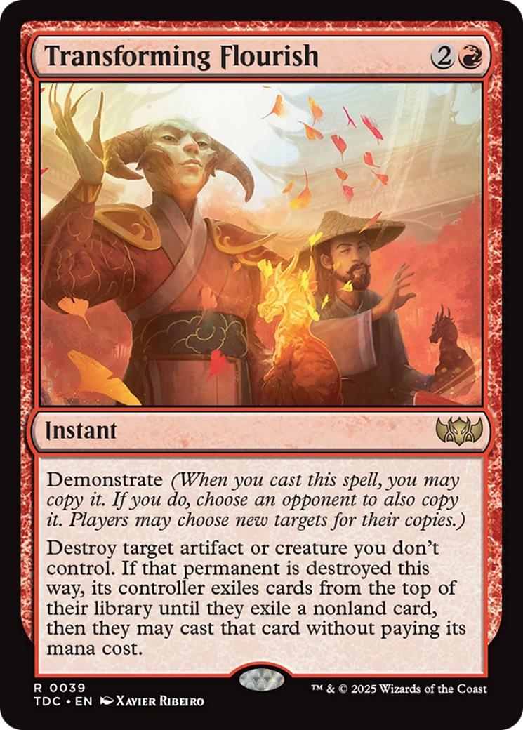 Transforming Flourish [39] [Tarkir: Dragonstorm: Commander] [Non-Foil]