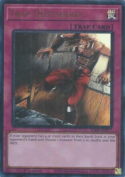 Trap Dustshoot - RA05-EN077 - Ultra Rare - 1st Edition