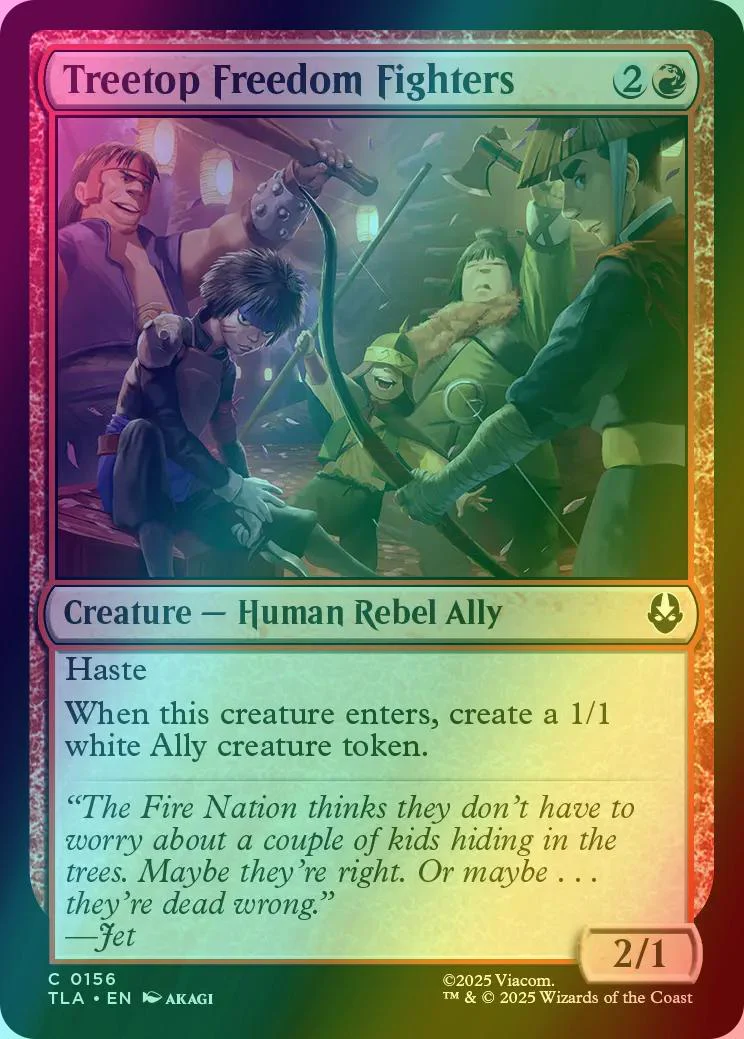 Treetop Freedom Fighters [156] [Avatar: The Last Airbender] [Foil]