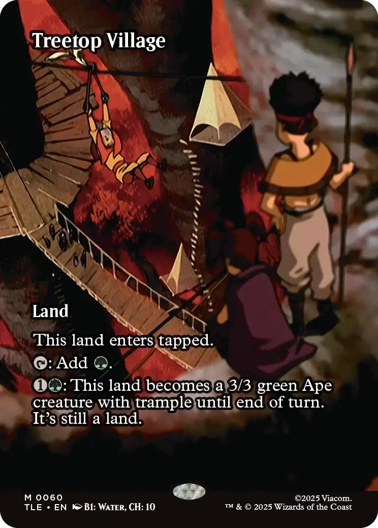 Treetop Village [60] [Borderless] [Source Material] [Avatar: The Last Airbender Eternal] [Non-Foil]