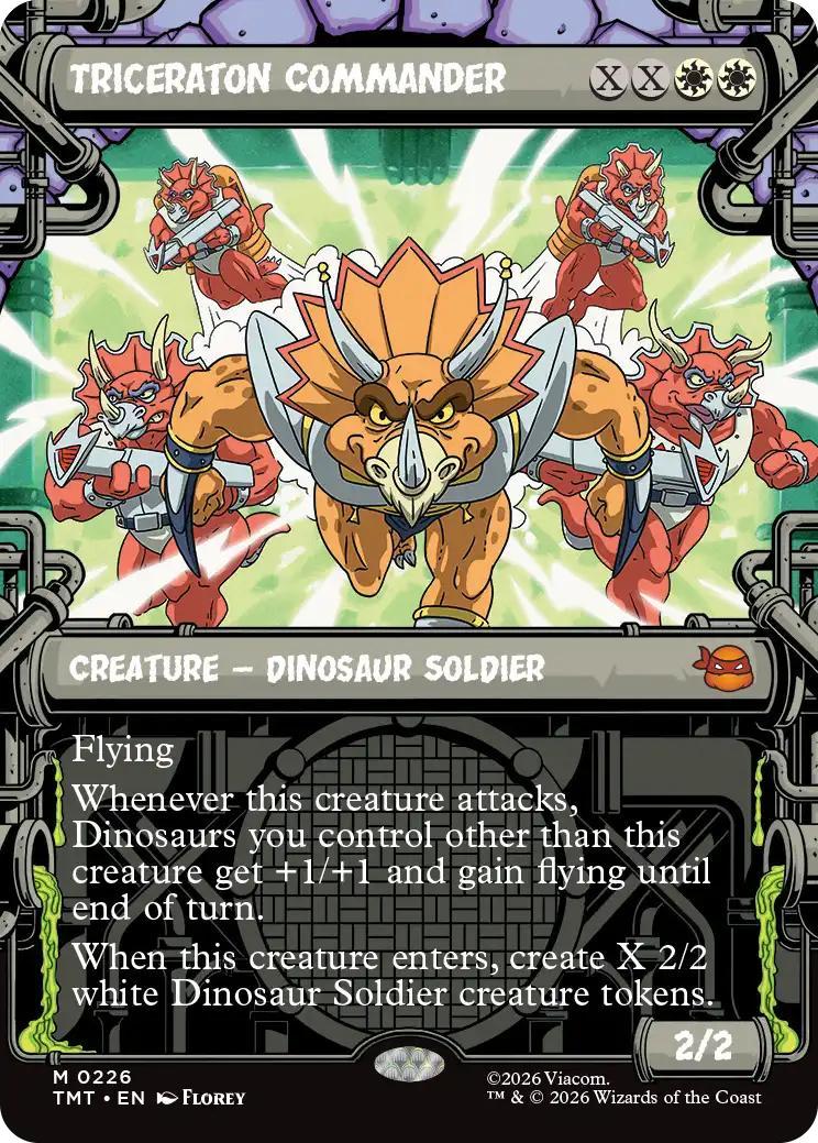 Triceraton Commander [226] [Sewer Frame] [Teenage Mutant Ninja Turtles] [Non-Foil]
