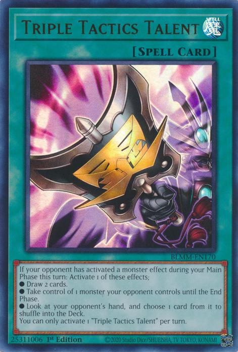 Triple Tactics Talent - BLMM-EN170 - Ultra Rare - 1st Edition