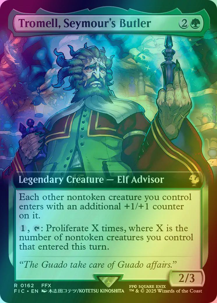 Tromell, Seymour's Butler [162] [Extended Art] [FINAL FANTASY: Commander] [Foil]
