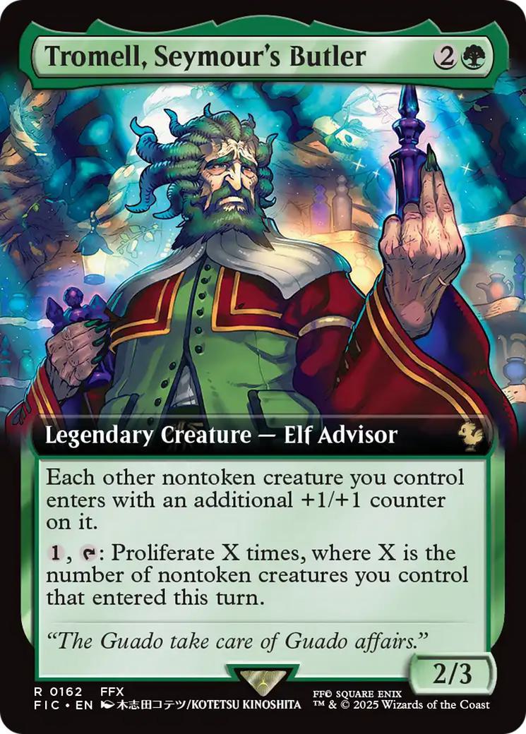Tromell, Seymour's Butler [162] [Extended Art] [FINAL FANTASY: Commander] [Non-Foil]