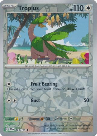 Tropius - 123/159 - Common [sv09-123] [Reverse Holo]