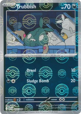 Trubbish - Poké Ball Pattern - 059/086 - Common [sv105w-059] [Reverse Holo]