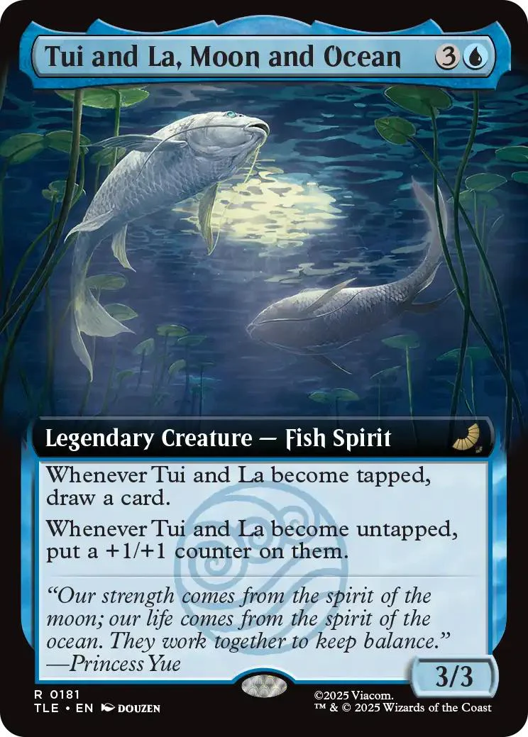 Tui and La, Moon and Ocean [181] [Extended Art] [Avatar: The Last Airbender Eternal] [Non-Foil]
