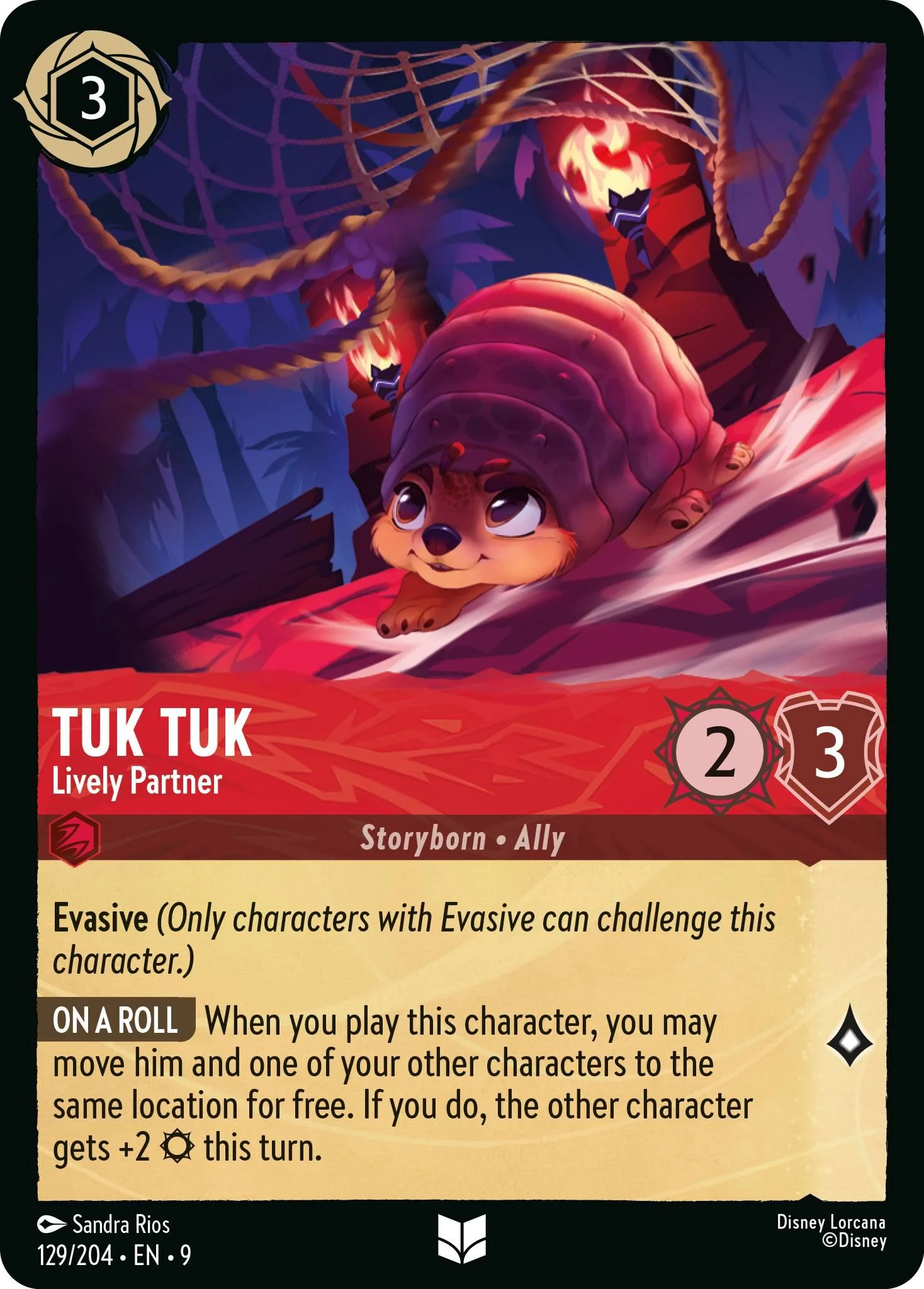 Tuk Tuk - Lively Partner - 129/204 [Fabled] [Non-Foil]