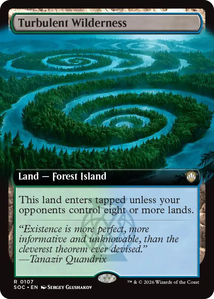 Turbulent Wilderness [107] [Extended Art] [Secrets of Strixhaven: Commander] [Non-Foil]