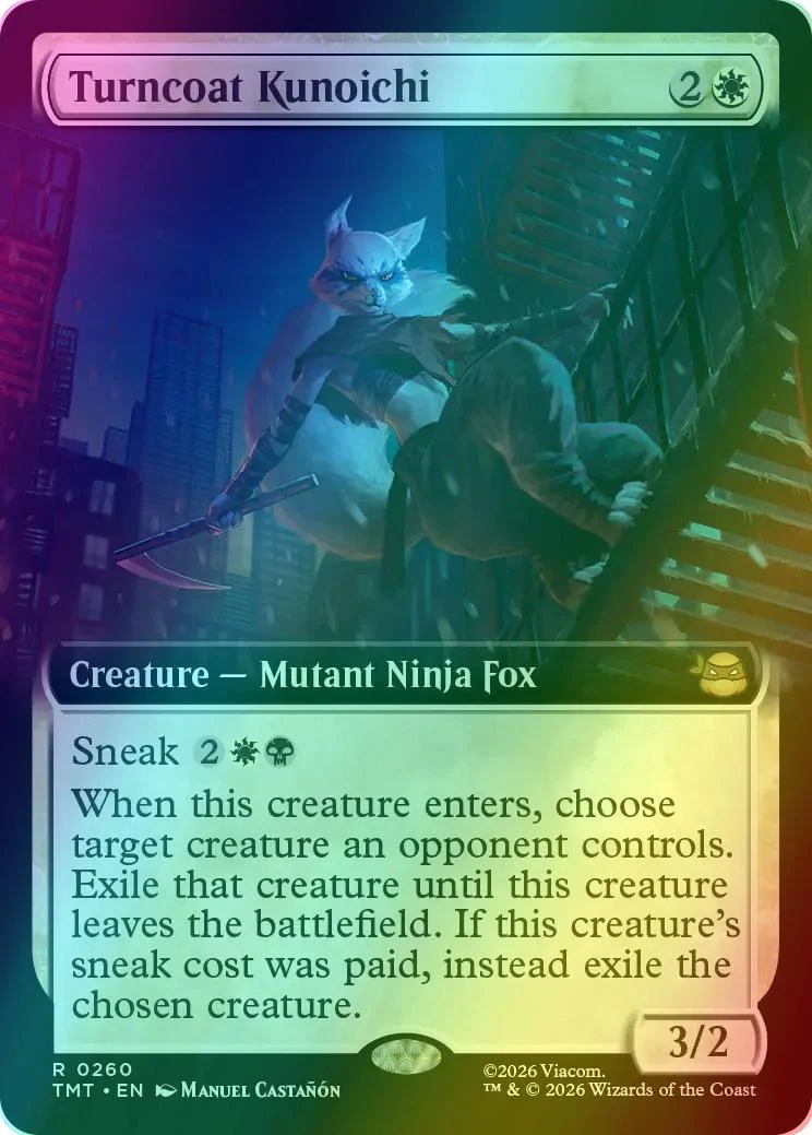 Turncoat Kunoichi [260] [Extended Art] [Teenage Mutant Ninja Turtles] [Foil]