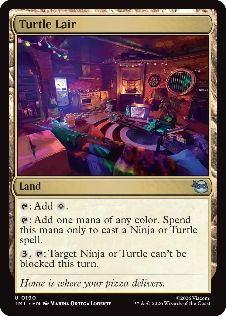 Turtle Lair [190] [Teenage Mutant Ninja Turtles] [Non-Foil]