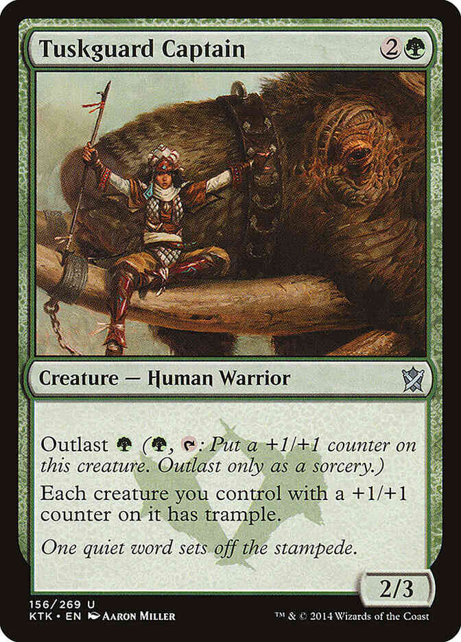 Tuskguard Captain [156] [Khans Of Tarkir] [Non-Foil]