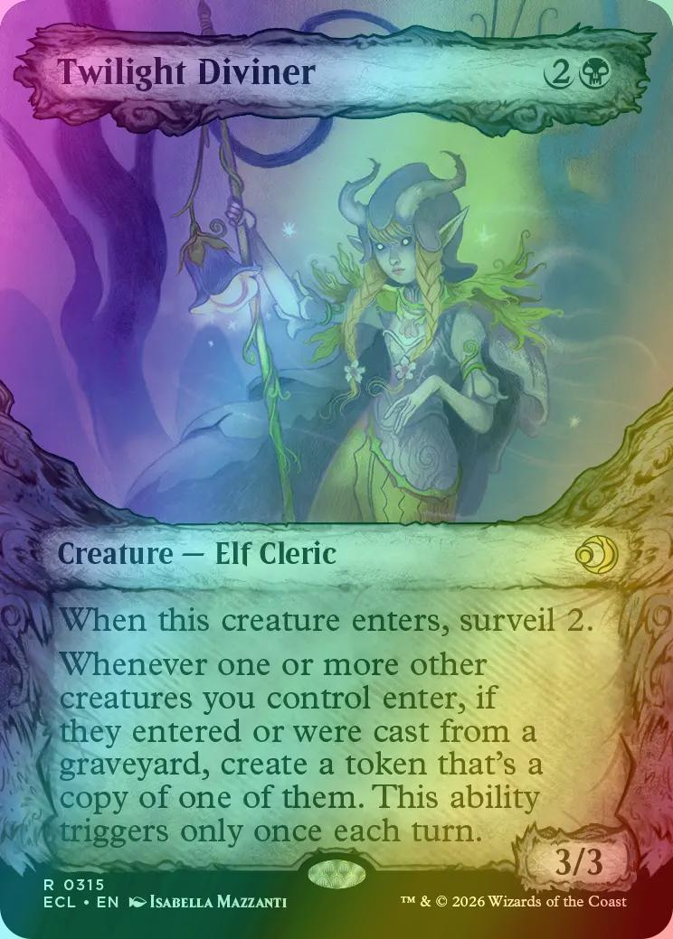 Twilight Diviner [315] [Fable Frame] [Lorwyn Eclipsed] [Foil]