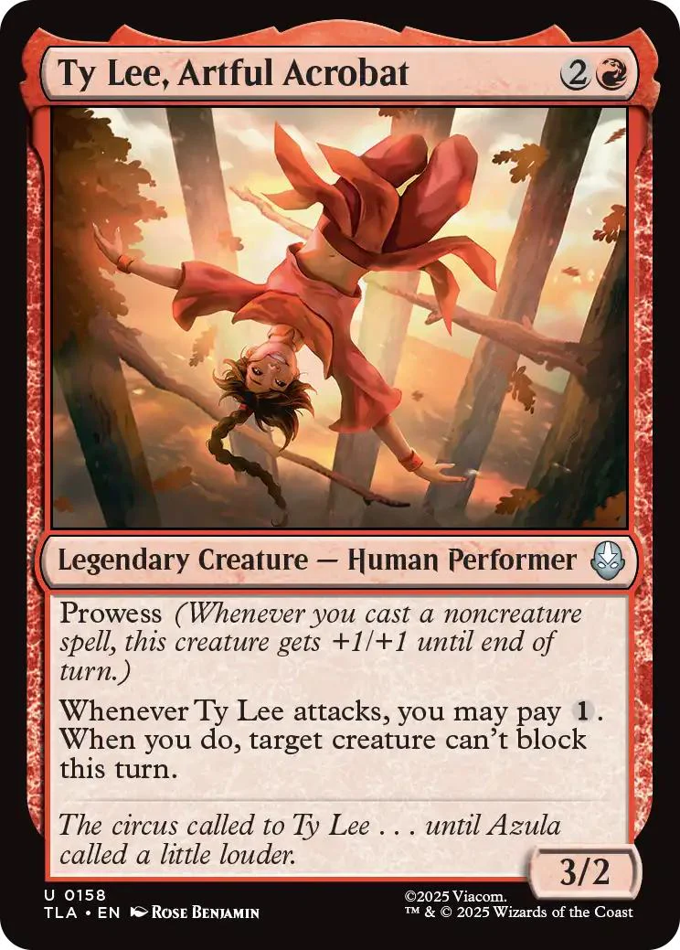 Ty Lee, Artful Acrobat [158] [Avatar: The Last Airbender] [Non-Foil]
