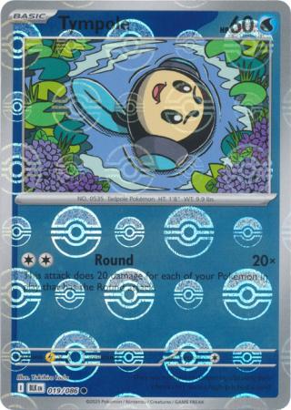 Tympole - Poké Ball Pattern - 019/086 - Common [sv105b-019] [Reverse Holo]