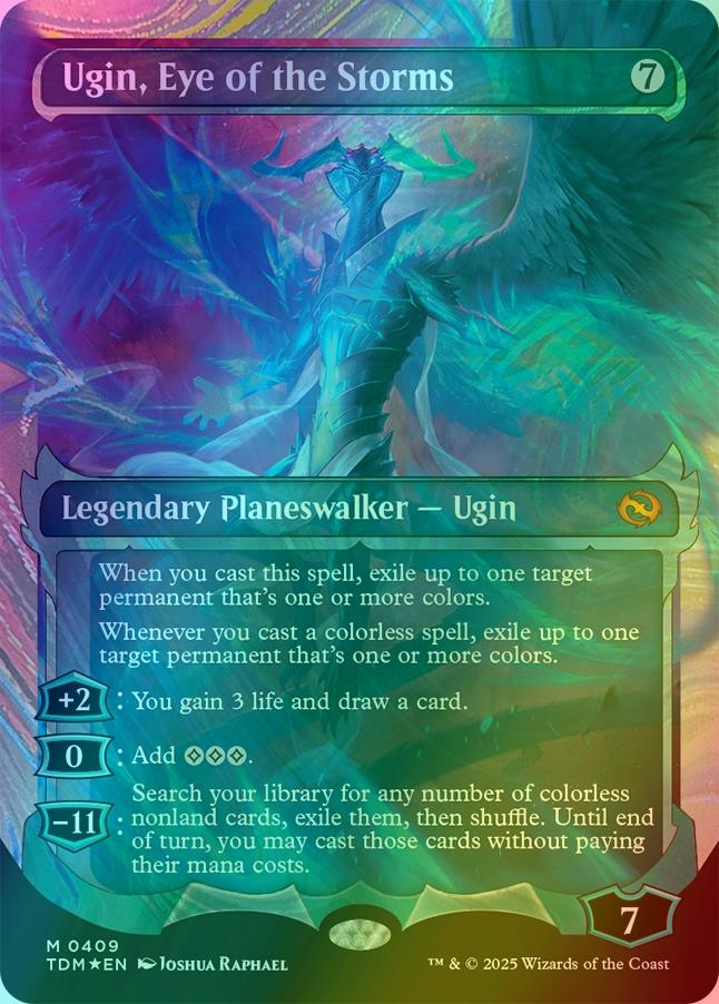 Ugin, Eye of the Storms [409] [Ghostfire Showcase] [Tarkir: Dragonstorm] [Halo Foil]