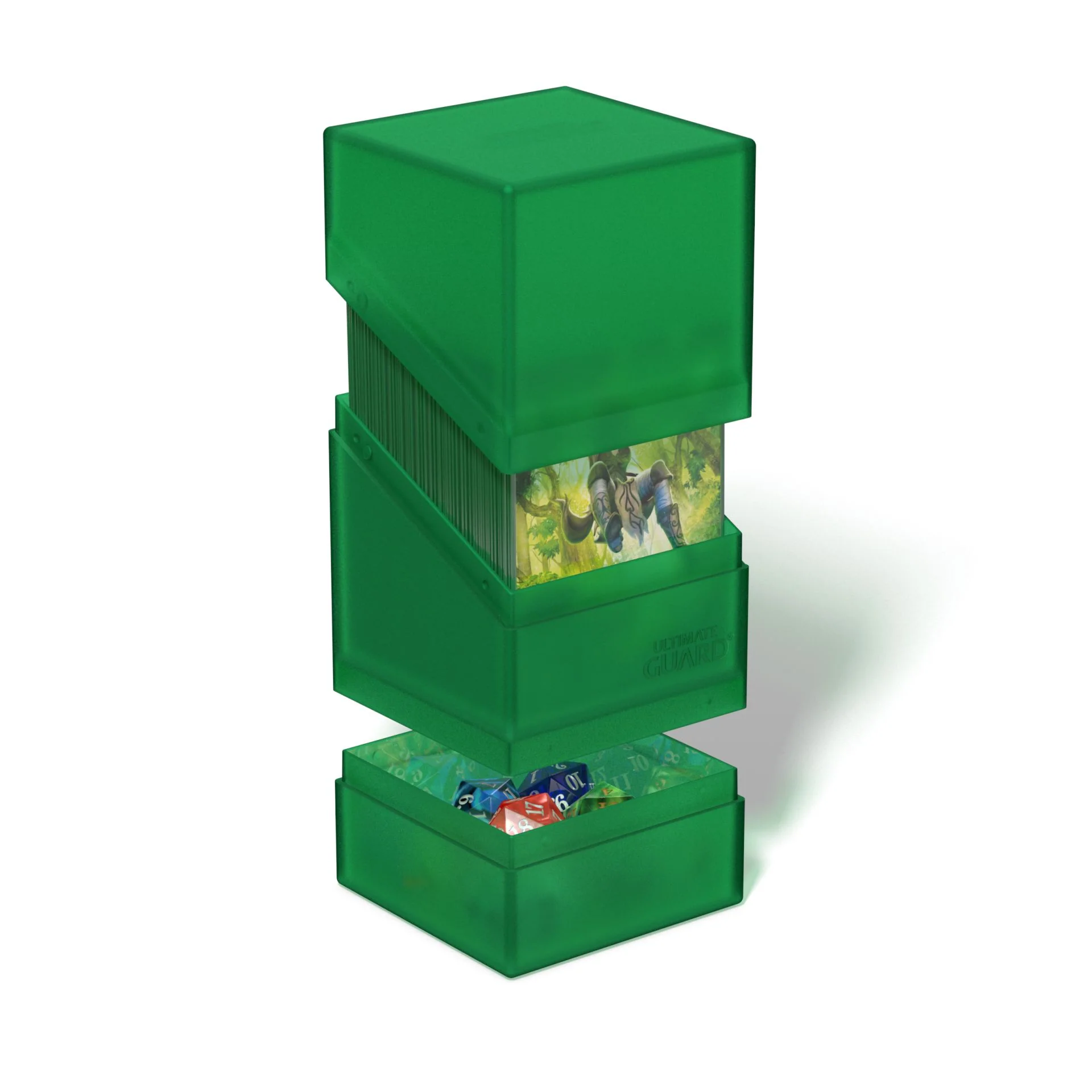 Ultimate Guard Boulder'n'Tray Deck Case - 100+ - Emerald - Image 2