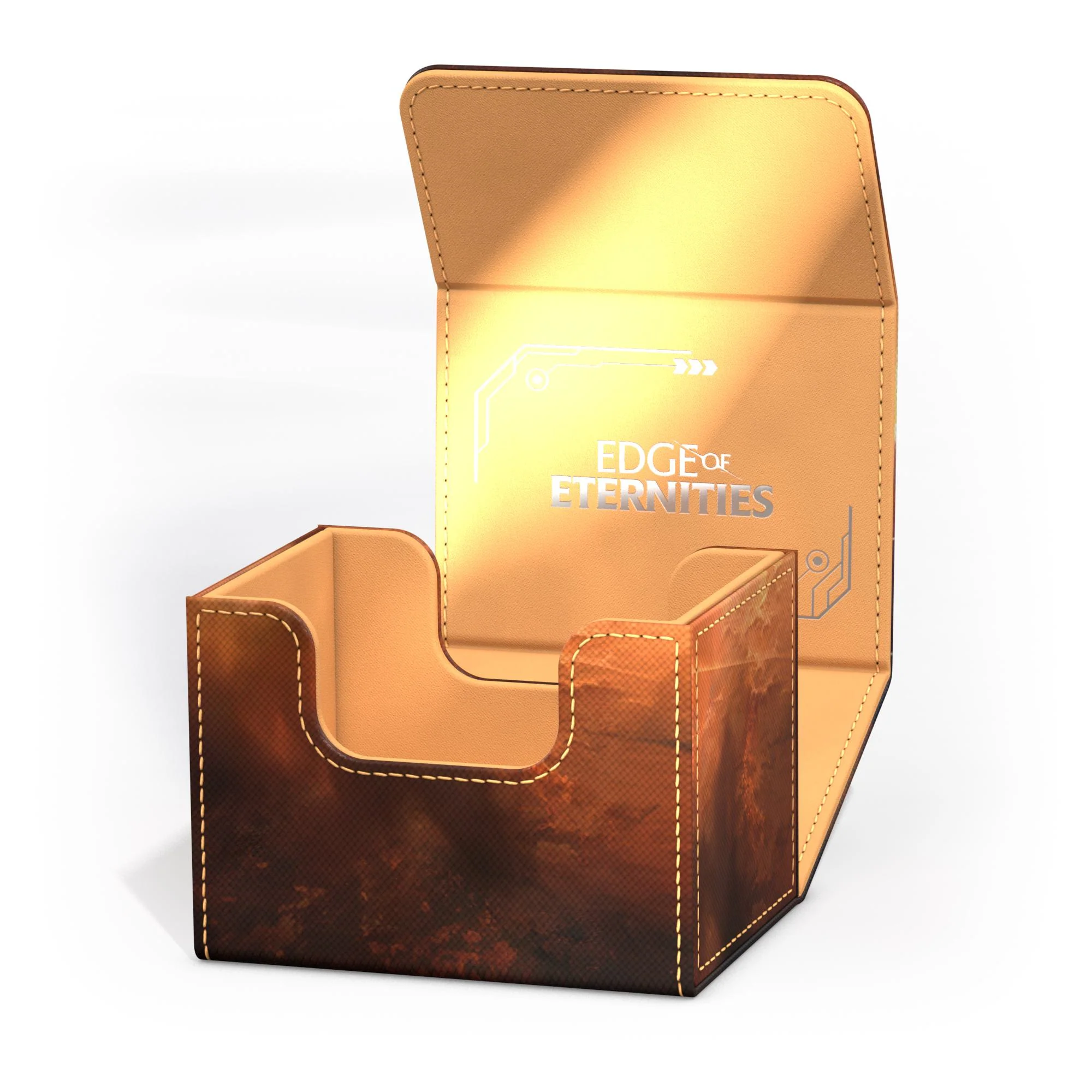 Ultimate Guard MTG Sidewinder Xenoskin Deck Case - 100+ - Edge of Eternities - Adagia, Windswept Bastion - Image 2