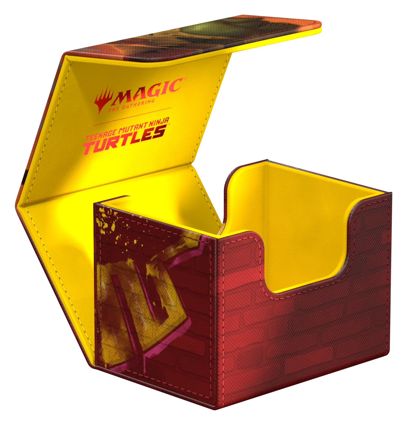 Ultimate Guard MTG Sidewinder XenoSkin Deck Case - 100+ - Teenage Mutant Ninja Turtles - Pizza Mountain - Image 2