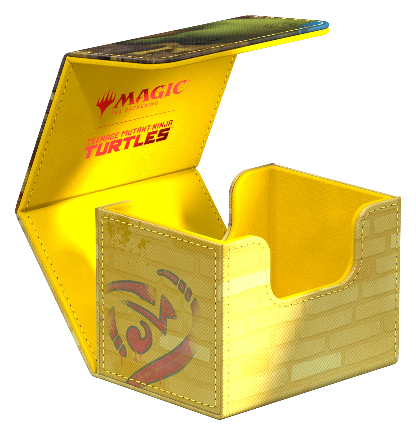 Ultimate Guard MTG Sidewinder XenoSkin Deck Case - 100+ - Teenage Mutant Ninja Turtles - Pizza Plains - Image 2
