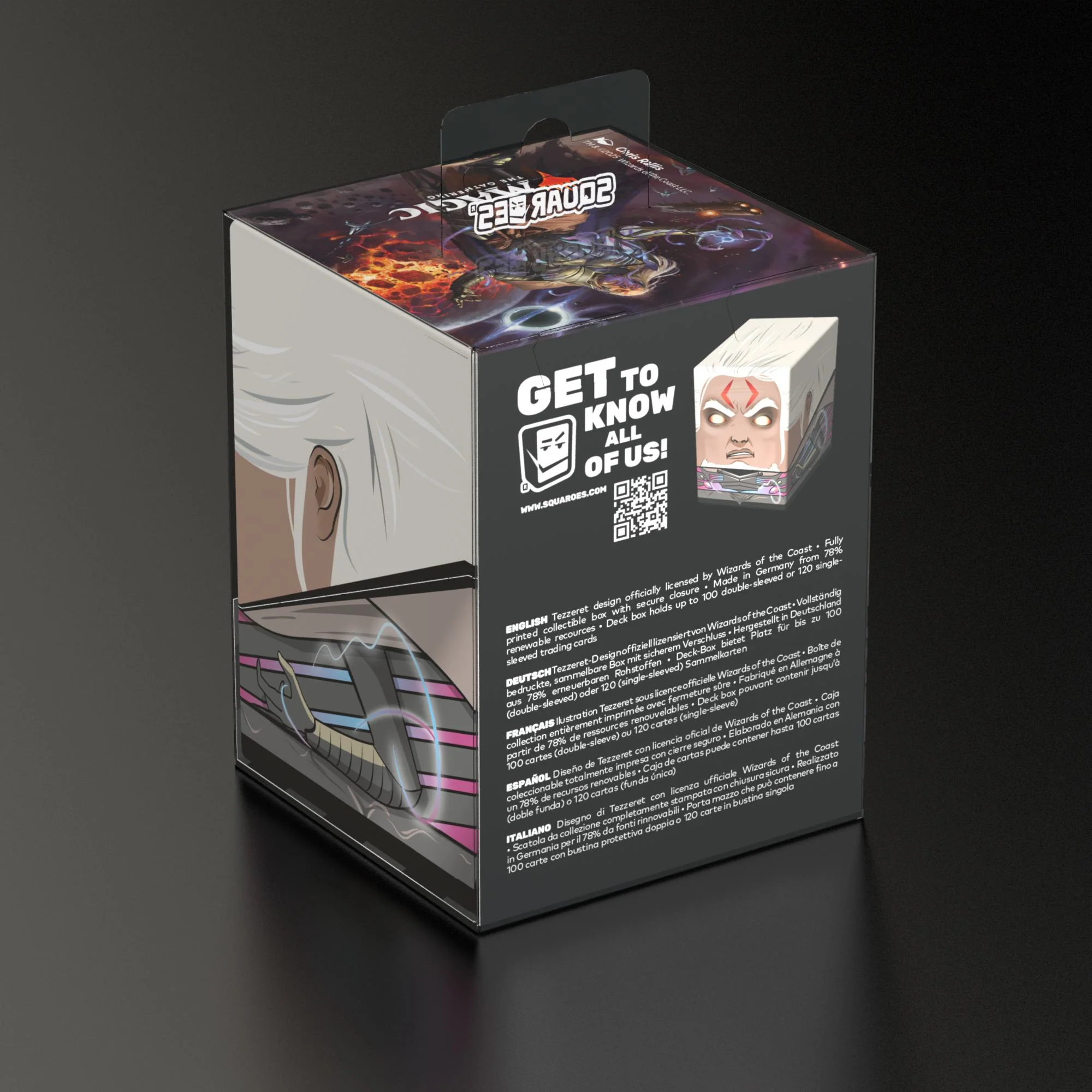 Ultimate Guard MTG Squaroes Deck Box - 100 - Edge of Eternities - Tezzeret - Image 2