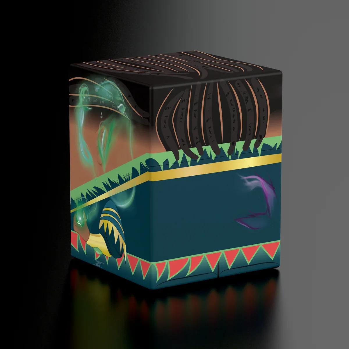 Ultimate Guard MTG Squaroes Deck Box - 100 - Secrets of Strixhaven - Professor Dellian Fel - Image 2