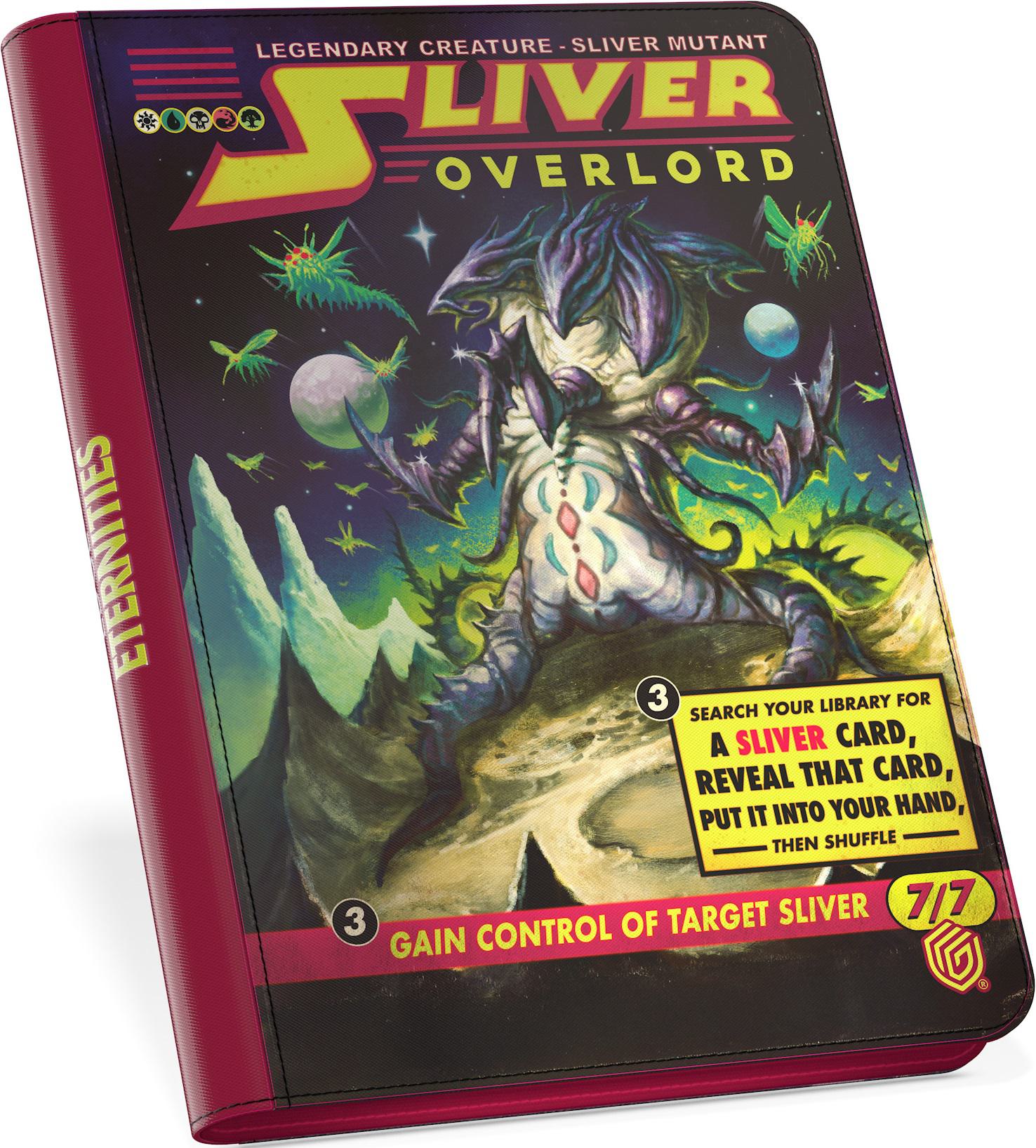 Ultimate Guard MTG Zipfolio 360 Xenoskin Binder - 18-Pocket - Edge of Eternities - Sliver Overlord