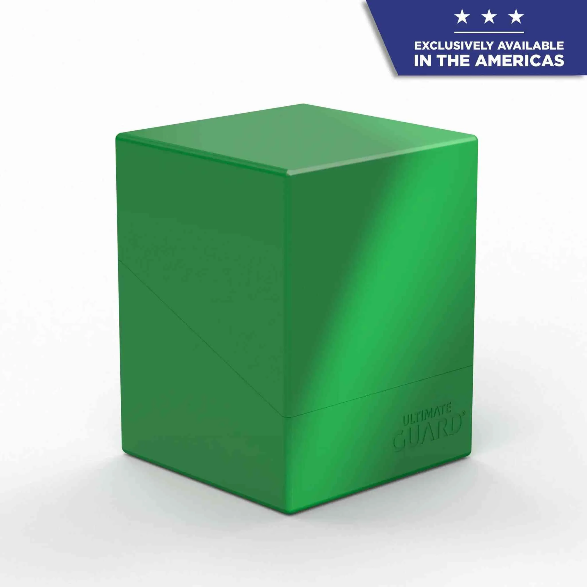 Ultimate Guard Solid Boulder Deck Case - 100+ - Green