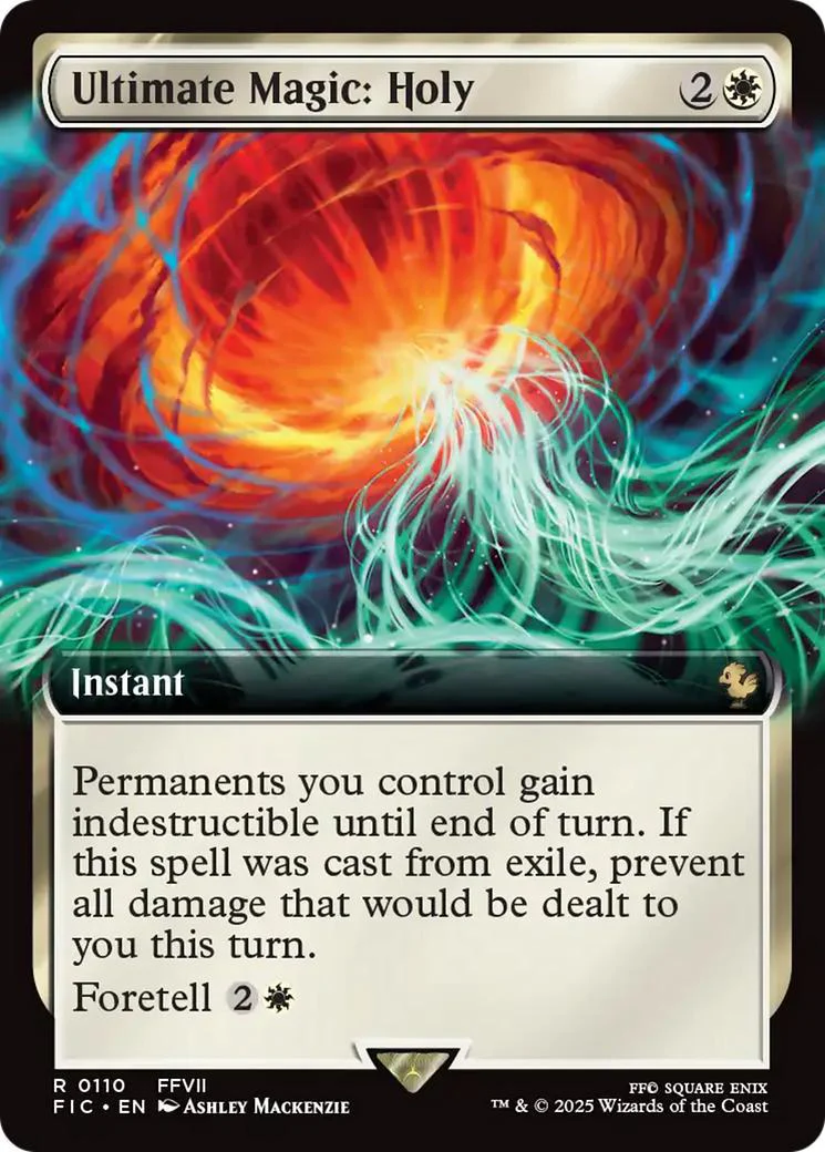 Ultimate Magic: Holy [110] [Extended Art] [FINAL FANTASY: Commander] [Non-Foil]