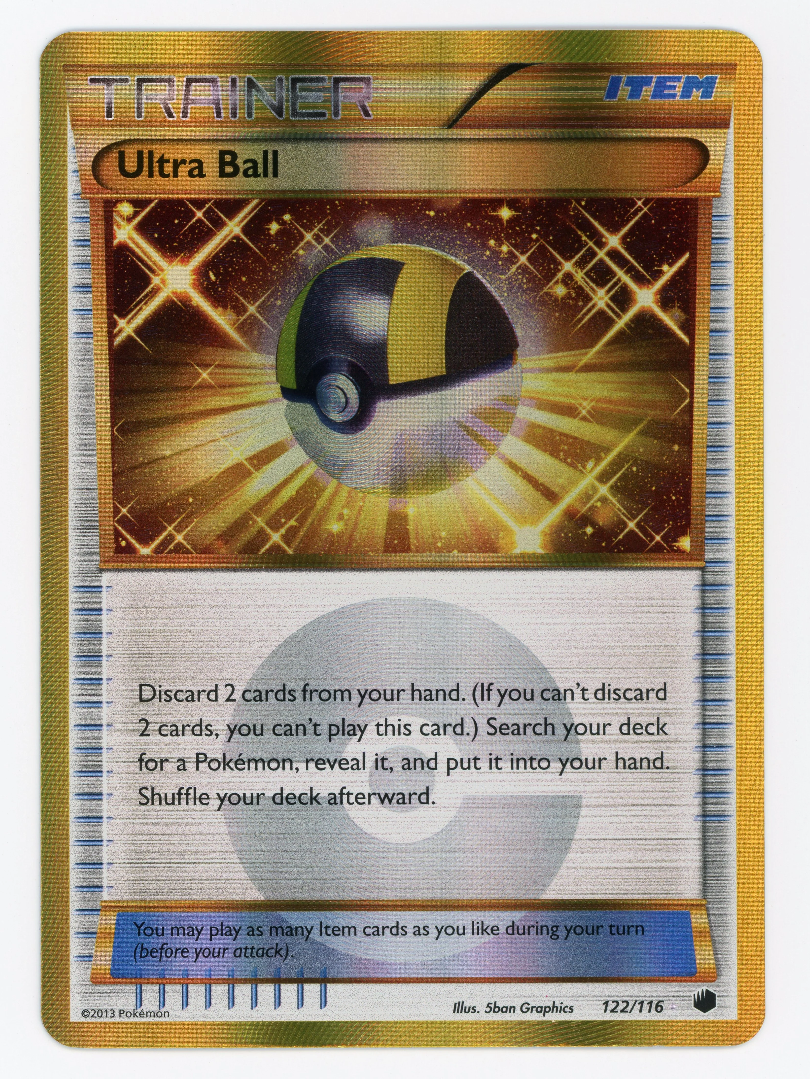 Ultra Ball - 122/116 - Rare Holo - Holo - Scan 15054