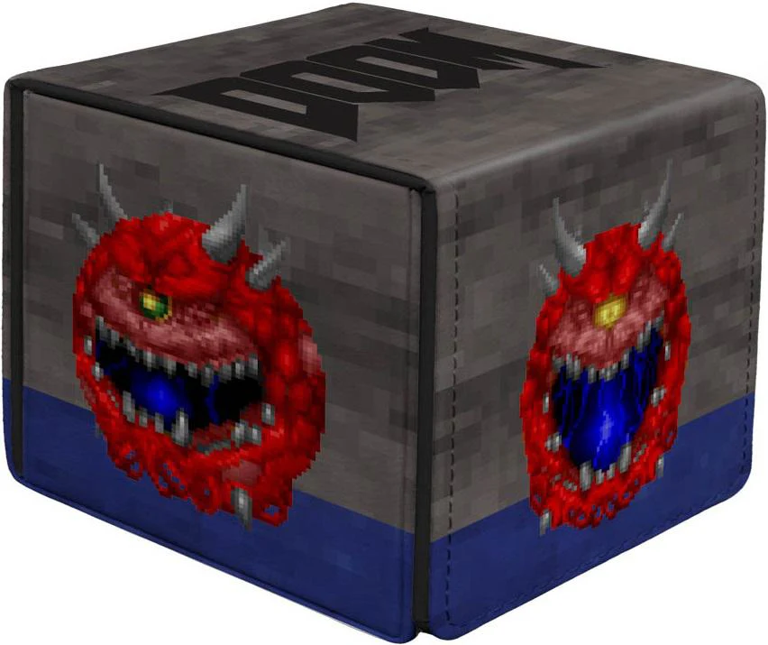 Ultra Pro Alcove Edge Deck Box - 100+ - DOOM - Cacodemon