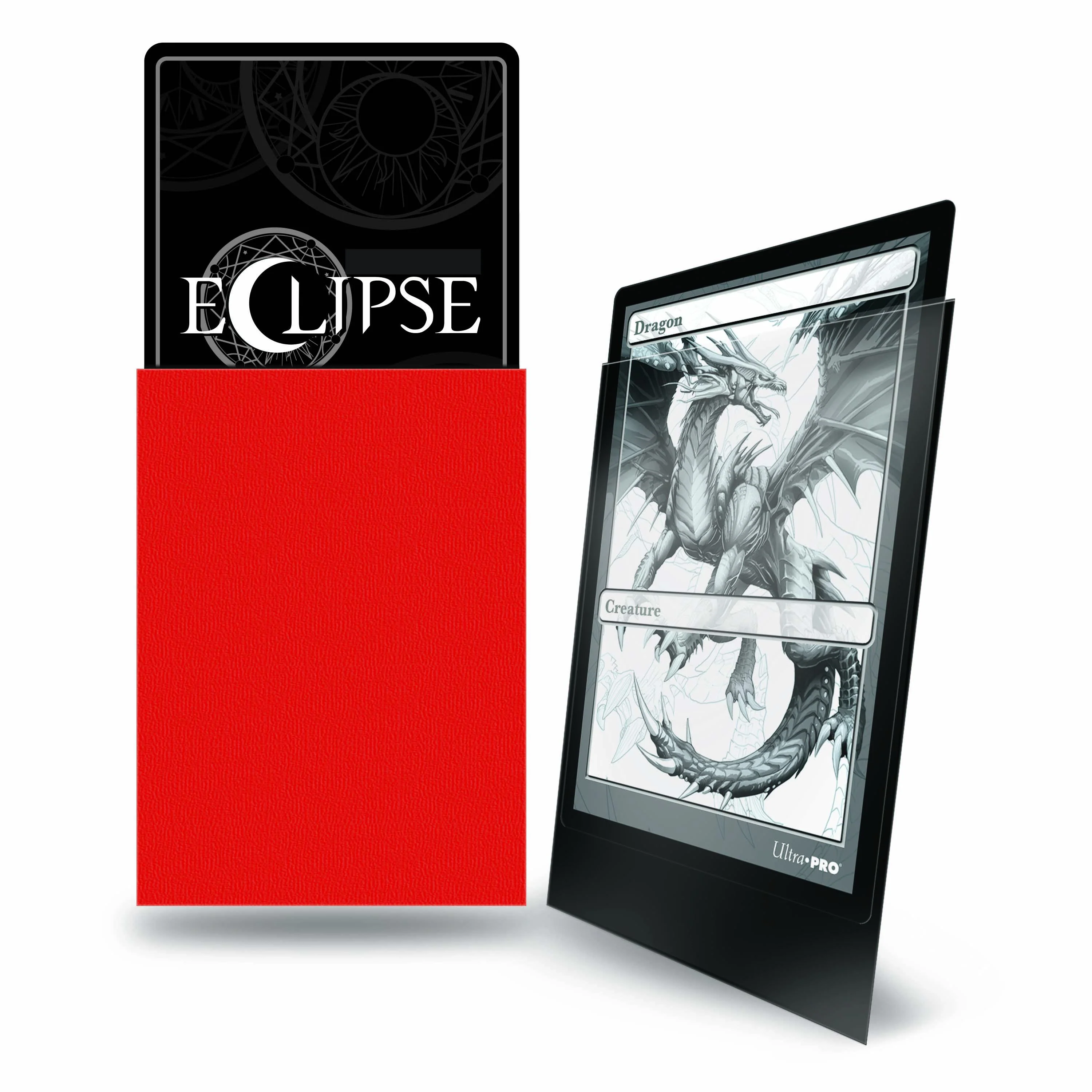 Ultra Pro Eclipse Matte Deck Protector Sleeves - Standard Size - 100ct - Apple Red - Image 2