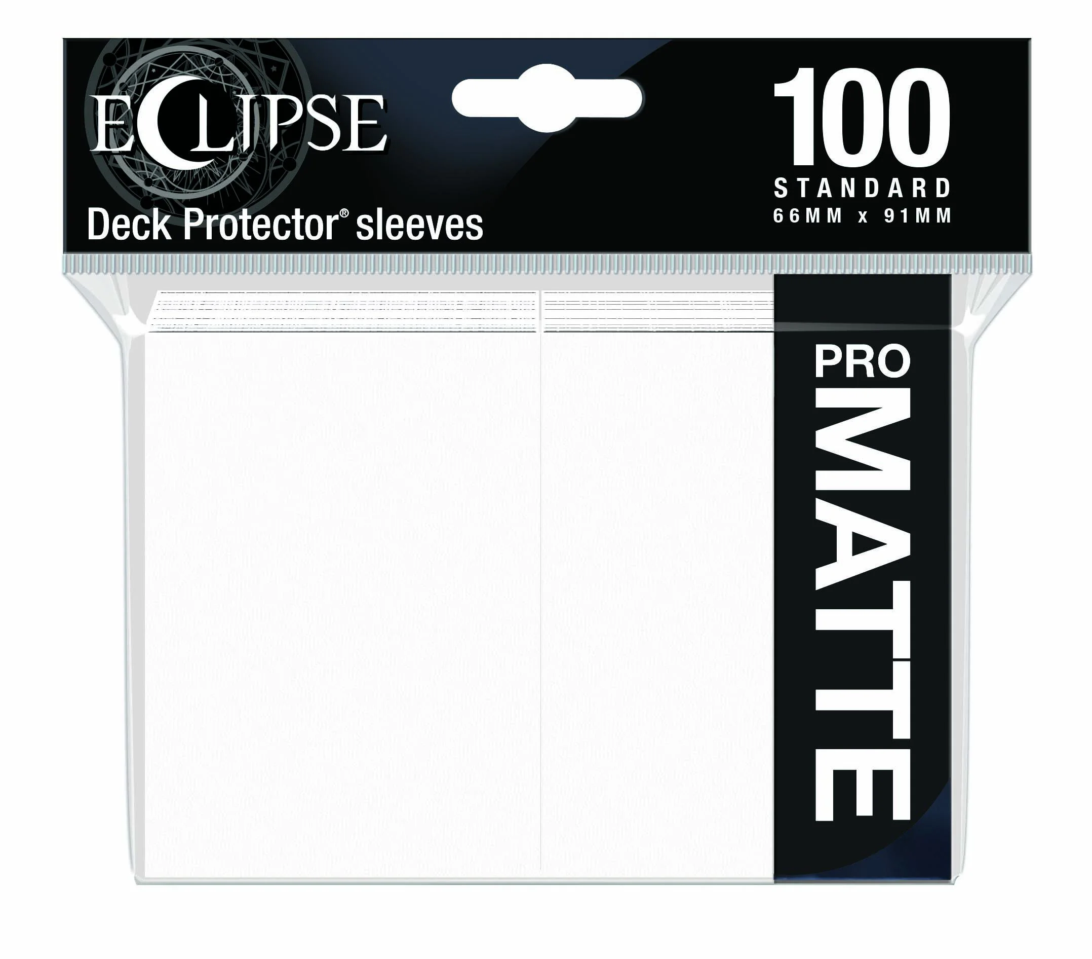 Ultra Pro Eclipse Matte Deck Protector Sleeves - Standard Size - 100ct - Arctic White