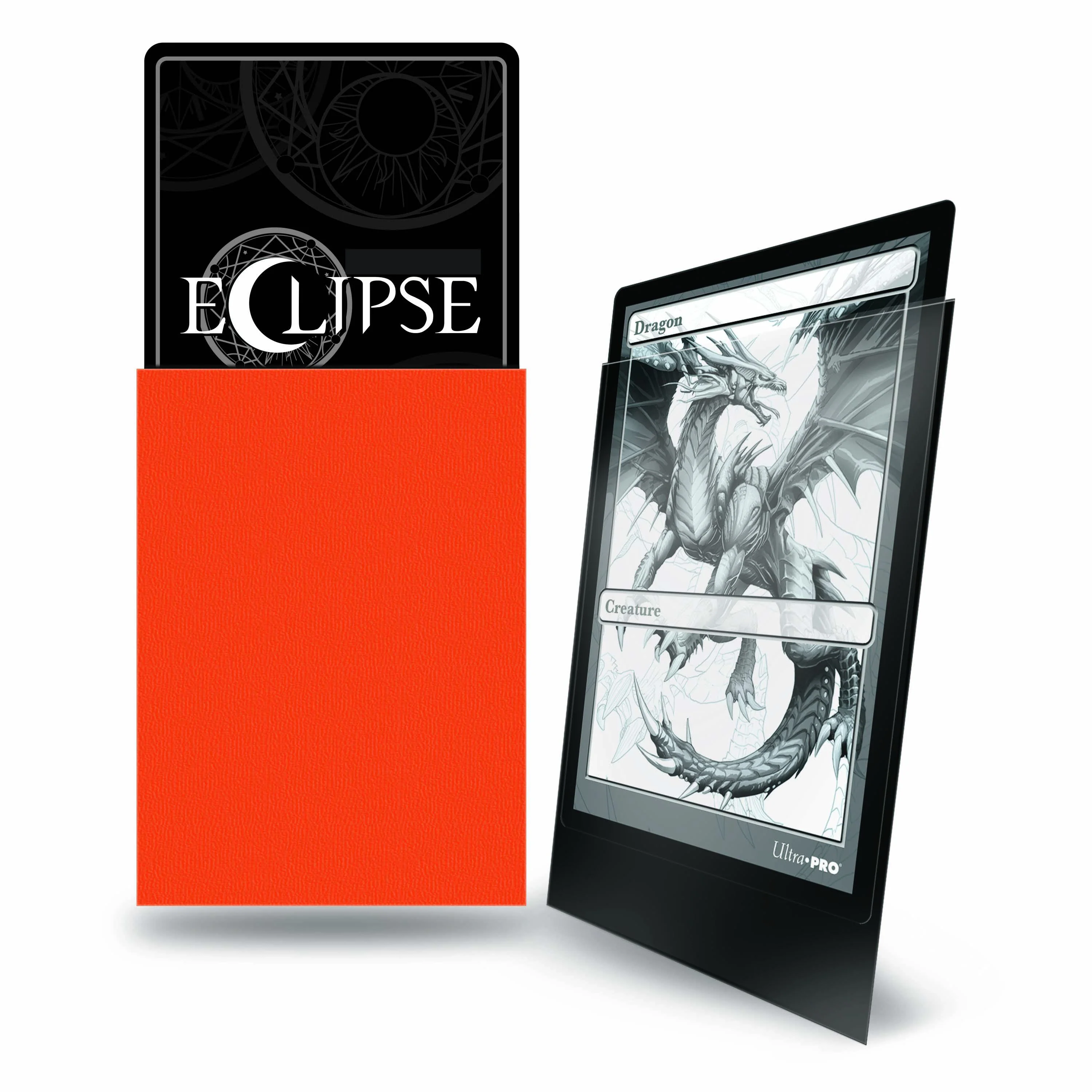 Ultra Pro Eclipse Matte Deck Protector Sleeves - Standard Size - 100ct - Pumpkin Orange - Image 2