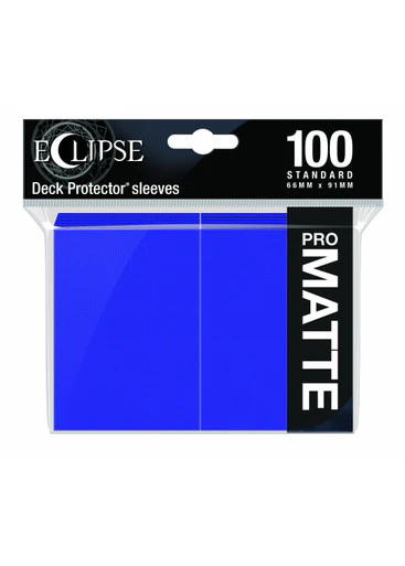 Ultra Pro Eclipse Matte Deck Protector Sleeves - Standard Size - 100ct - Royal Purple - Image 2