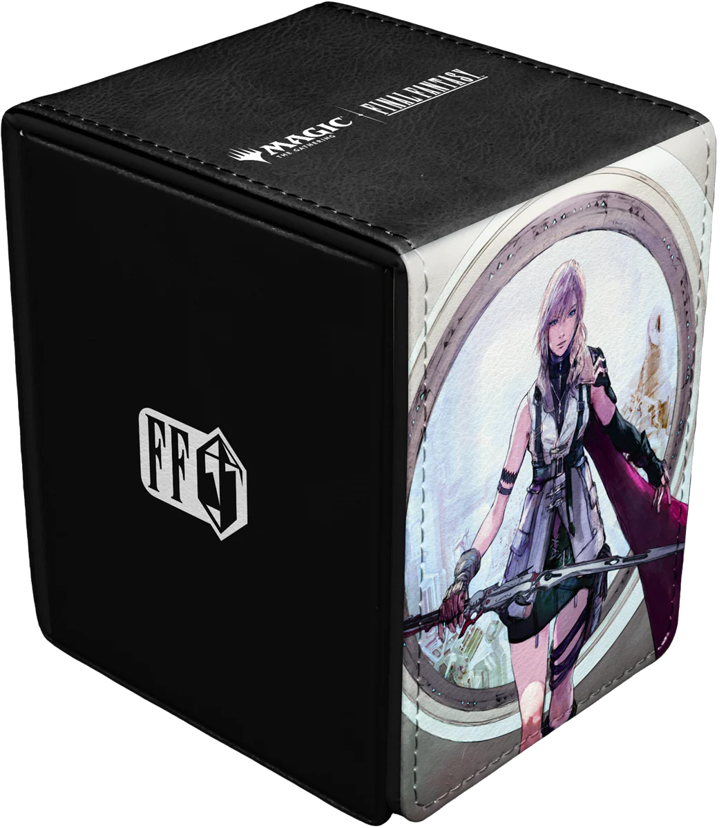 Ultra Pro MTG Alcove Flip Deck Box - 100+ - FINAL FANTASY - Lightning, Army of One