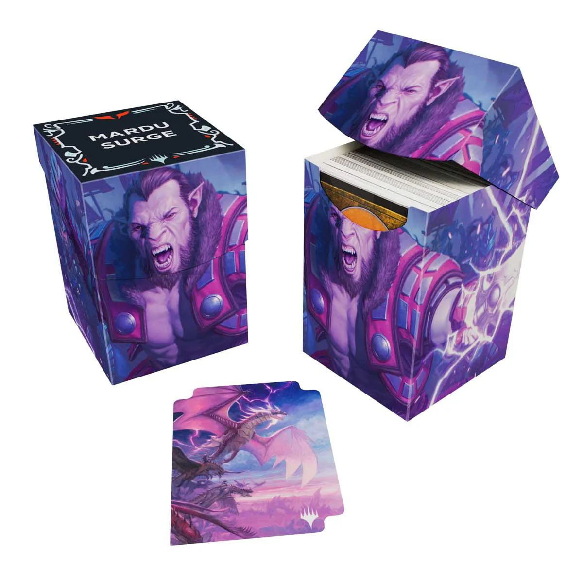 Ultra Pro MTG Deck Box - 100+ - Tarkir: Dragonstorm - Mardu - Image 2