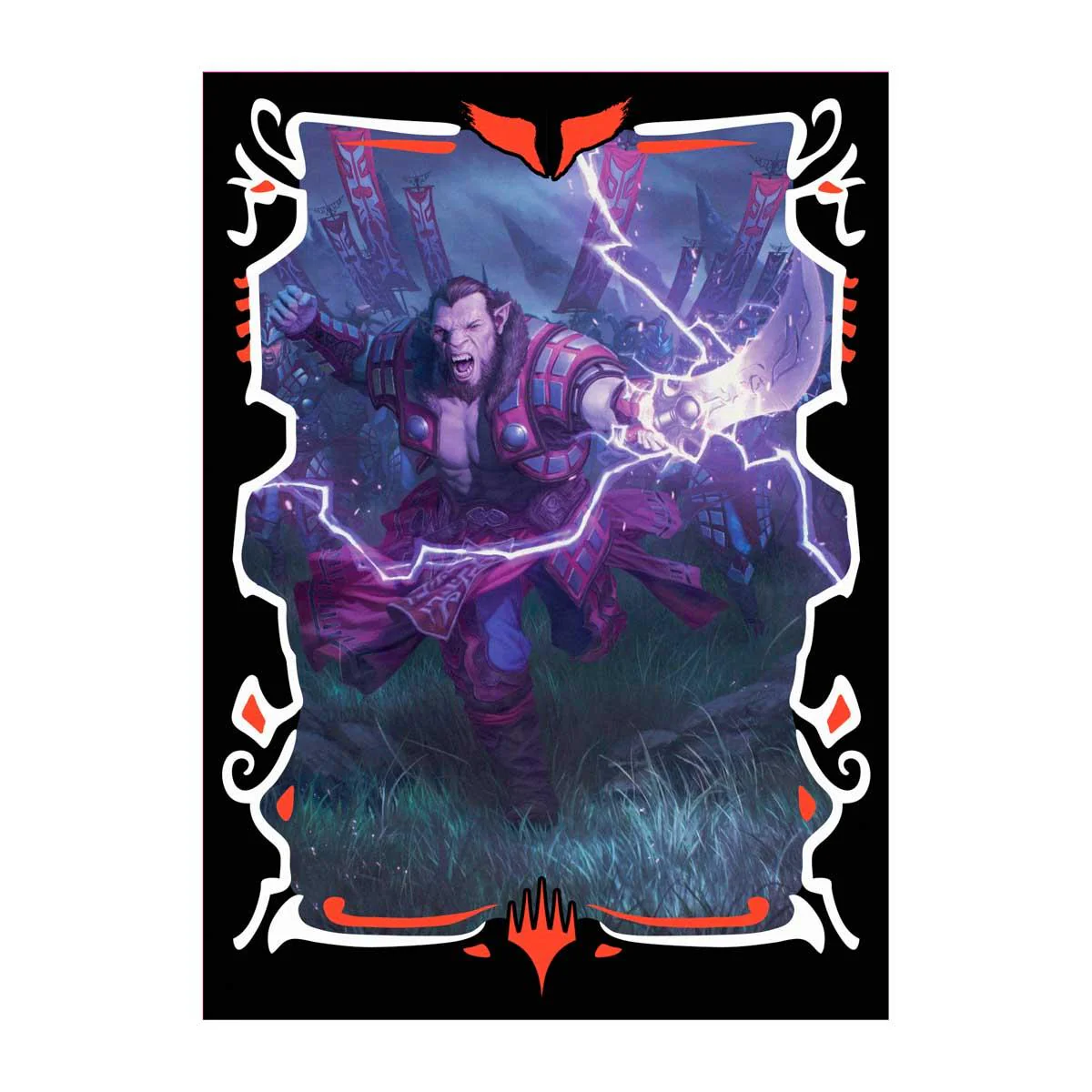 Ultra Pro MTG Deck Protector Sleeves - Standard Size - 100ct - Tarkir: Dragonstorm - Zurgo Stormrender - Image 2