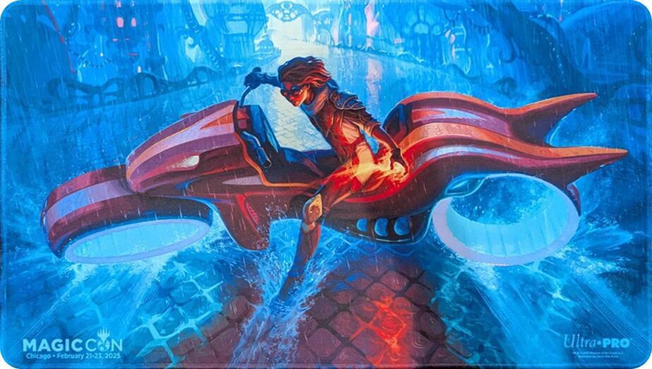 Ultra Pro MTG Exclusive Holofoil Playmat - MagicCon Chicago 2025 - Chandra, Spark Hunter