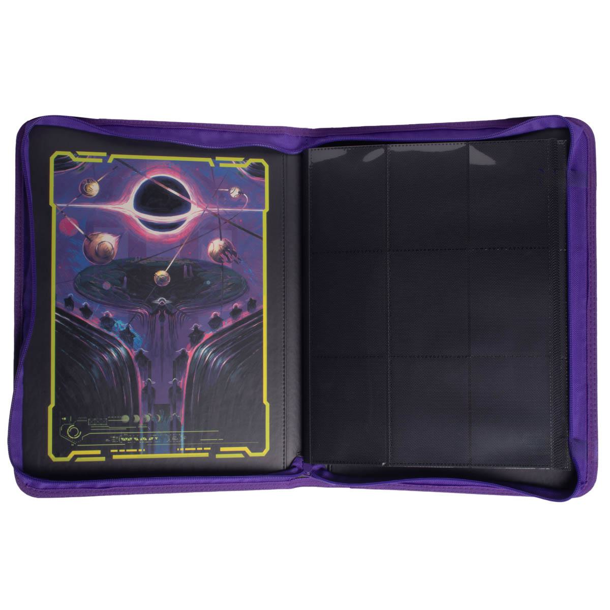 Ultra Pro MTG Premium Zippered PRO-Binder - 9-Pocket - Edge of Eternities Set Symbol - Image 2