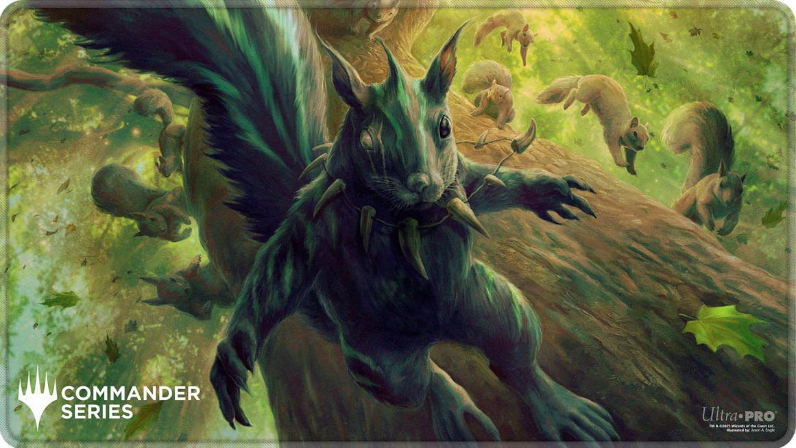 Ultra Pro MTG Stitched Playmat - Commander Series - Fan Vote 1 - Chatterfang, Squirrel General