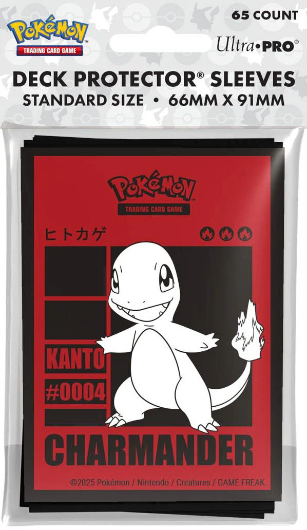 Ultra Pro Pokémon Deck Protector Sleeves - Standard Size - 65ct - Charmander 2025
