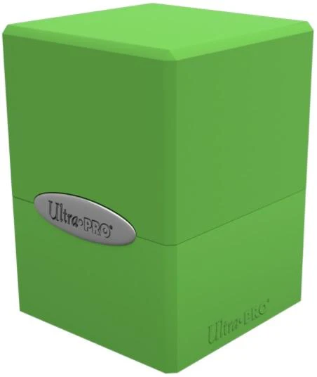 Ultra Pro Satin Cube Deck Box - 100+ - Lime Green