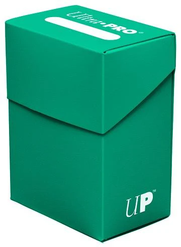 Ultra Pro Solid Color Deck Box - 80+ - Aqua