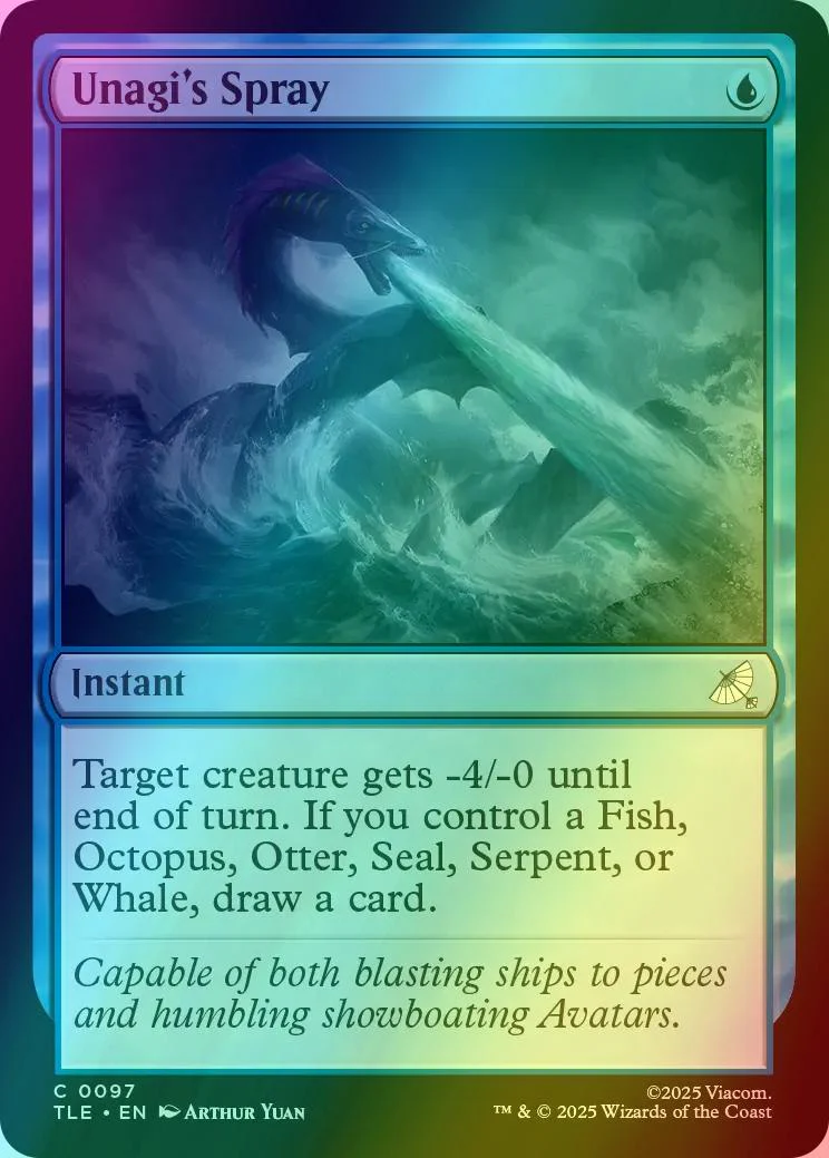 Unagi's Spray [97] [Avatar: The Last Airbender Eternal] [Foil]